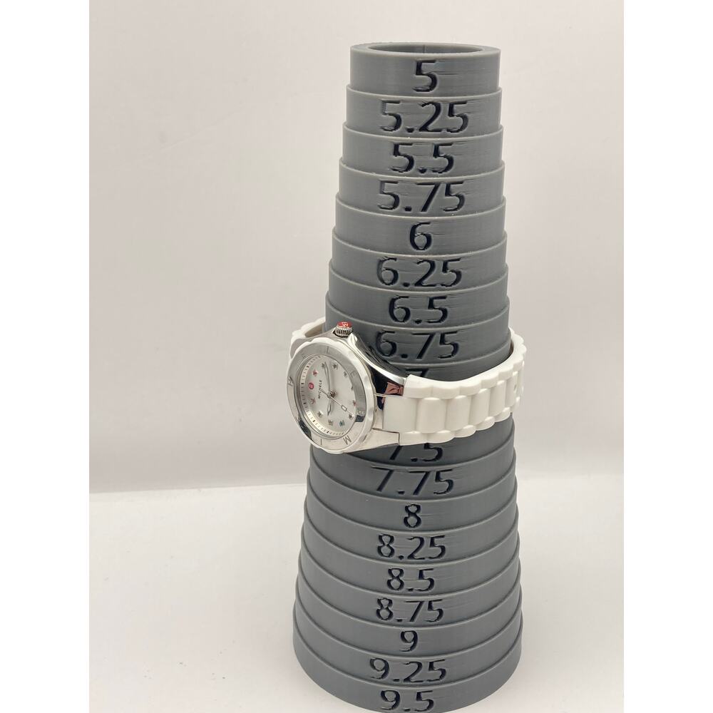 Michele Jelly Bean Tahitian KU15826 Women's Watch 34mm -Fresh Battery WR *READ* - Picture 10 of 14